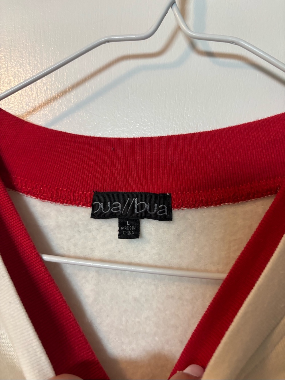 Grandmacore Vintage 90s Retro Cardinal Fleece Lined Crewneck Women’s Large - Picture 3 of 5